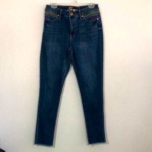 Seven High Rise Hollywood Skinny Jeans Size 8
